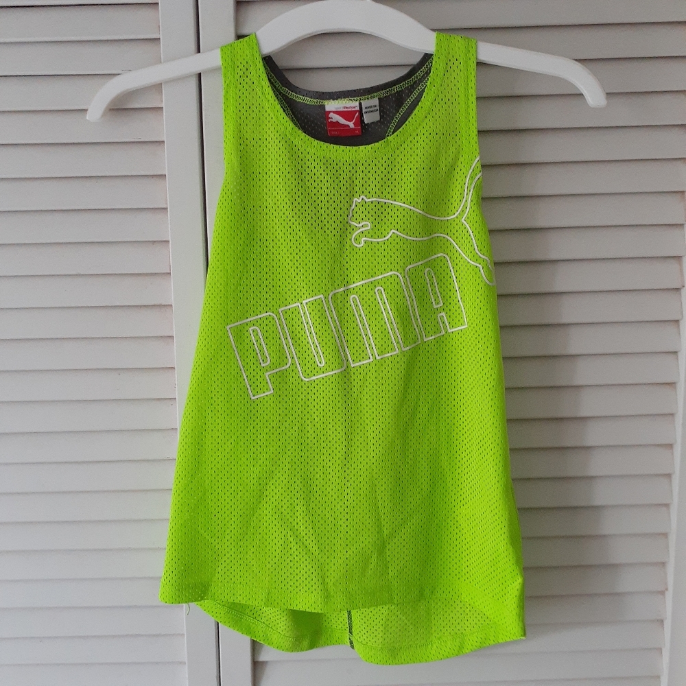 5for$10 Girls Active Sleeveless Neon Top Size M